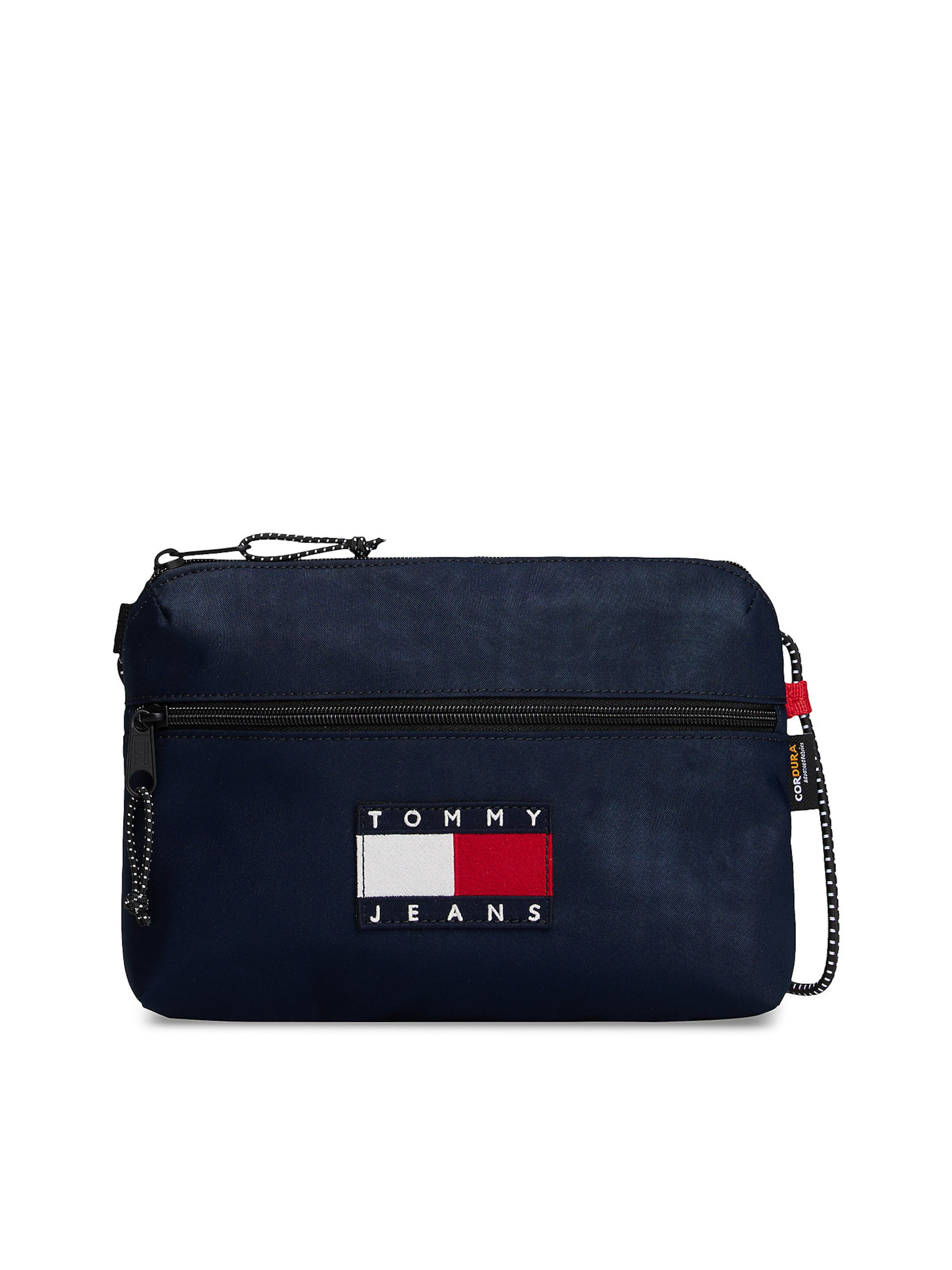 Tommy Jeans Umhängetasche in dunkelblau / feuerrot / weiß, Produktansicht