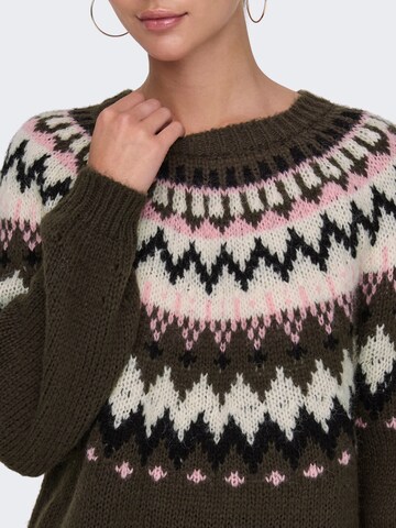 JDY - Pullover 'JDYKinsley' em castanho