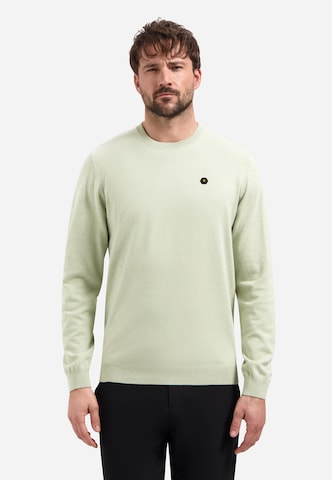 No Excess Sweater in Green: front