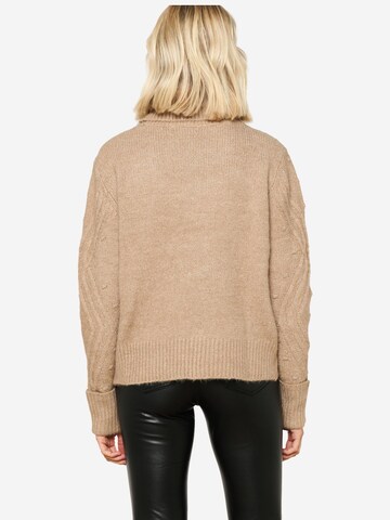 LolaLiza Sweter w kolorze brązowy