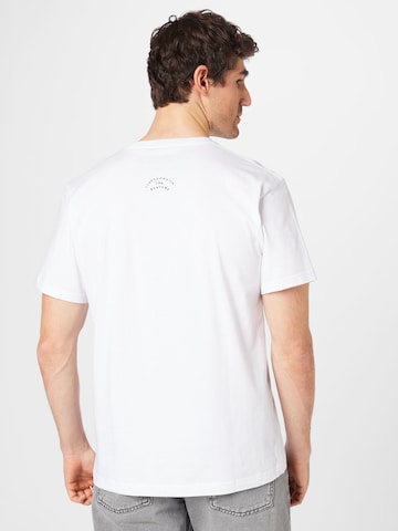 Cleptomanicx T-Shirt 'Dino' in Weiß