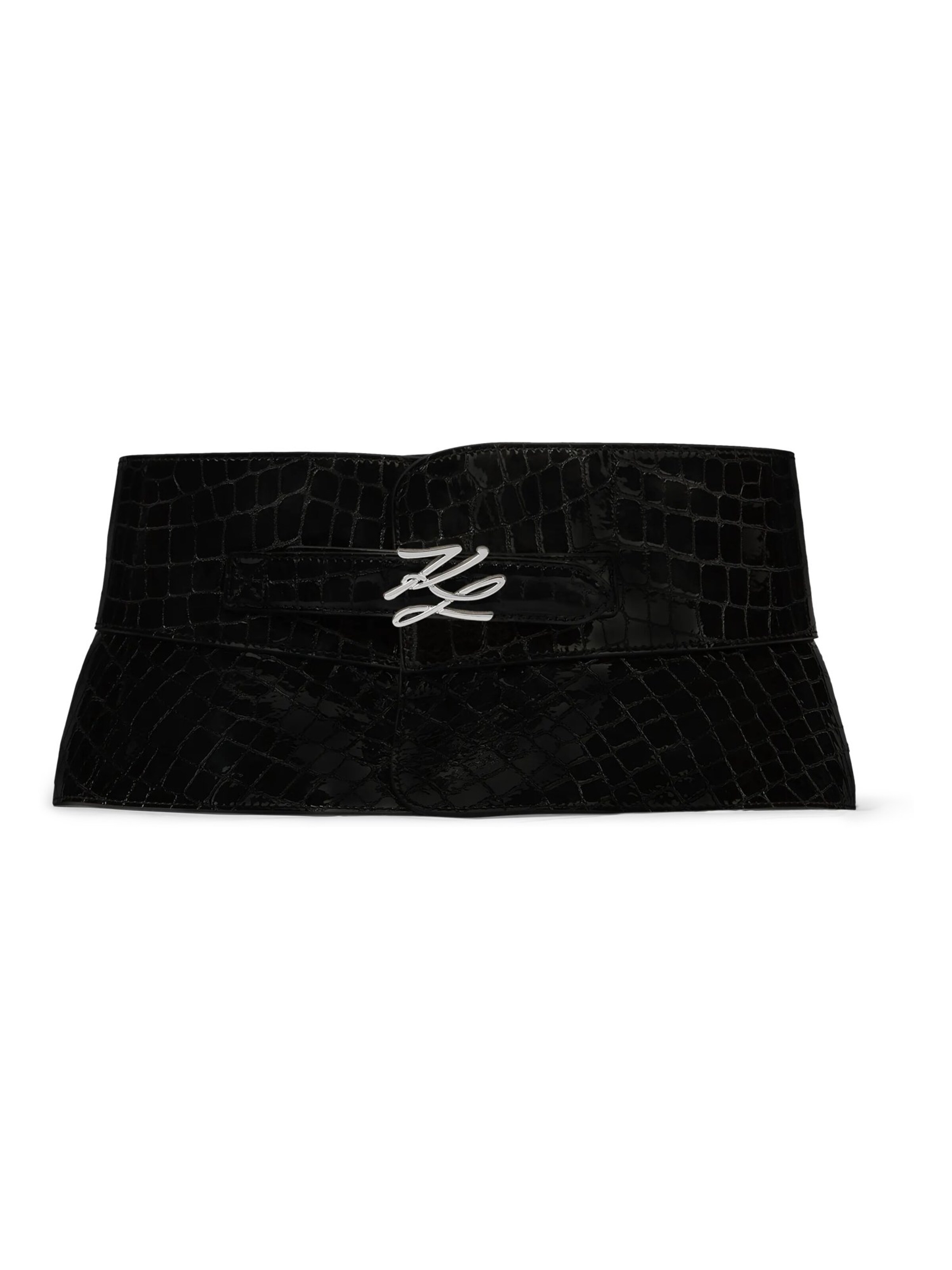 Karl Lagerfeld Belt 'K/Autograph' in 65 in Black, Item view