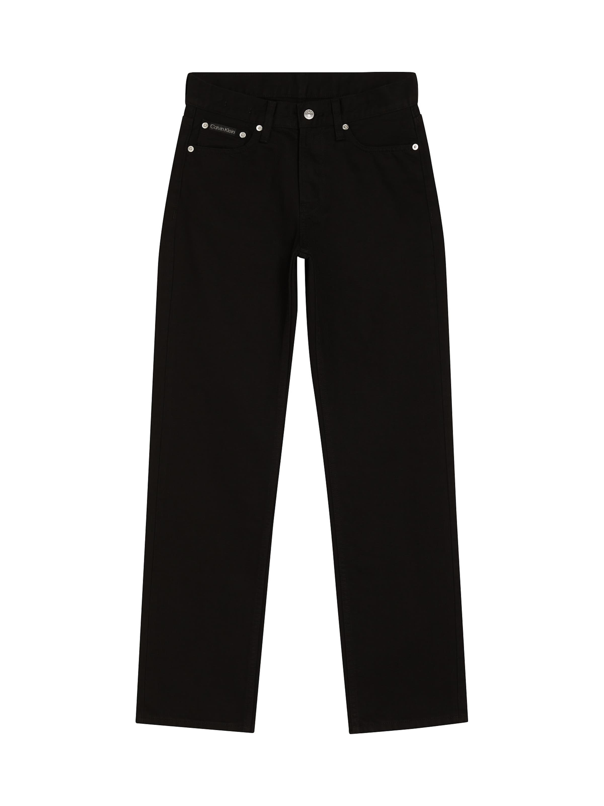 Regular Jean Calvin Klein Jeans en noir : devant