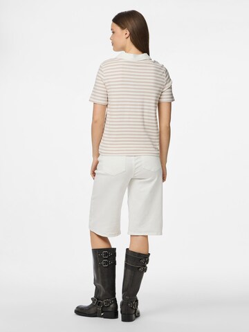 PIECES Poloshirt 'PCDonna' in Grau