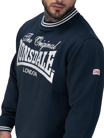 LONSDALE Sweatshirt 'Clifton' in Blue