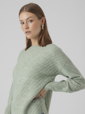 Pull-over 'ANJASTINNA' VERO MODA en vert