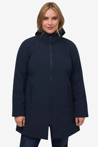 Ulla Popken Funktionsjacke in Blau: predná strana