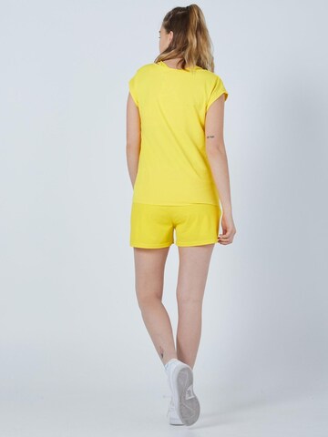 SPORTKIND Functioneel shirt 'Loose Fit' in Geel