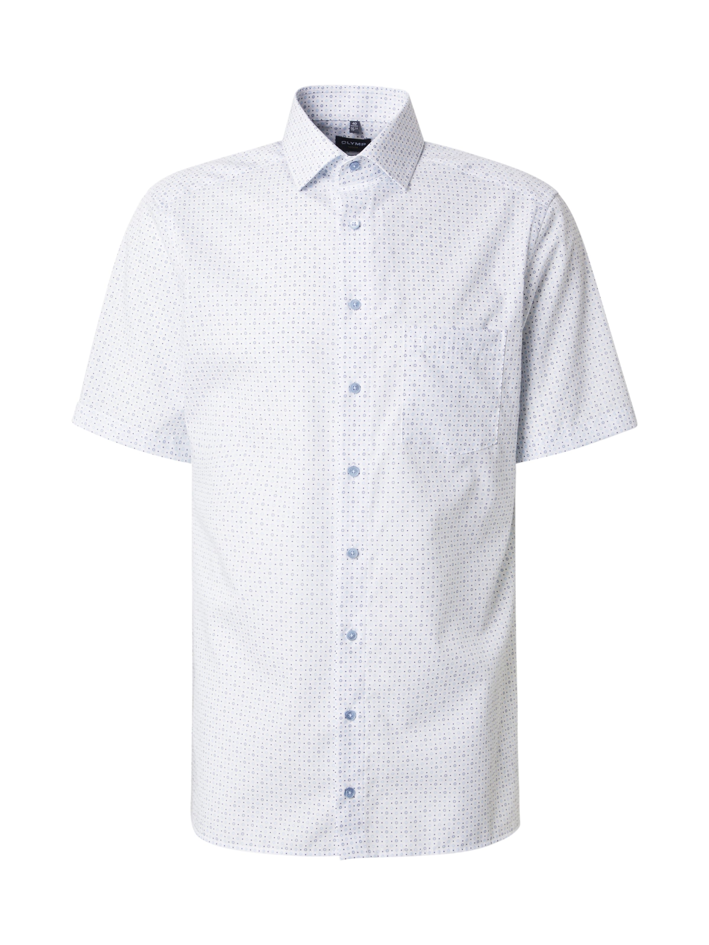 OLYMP Rovný strih Košeľa - Biela: predná strana