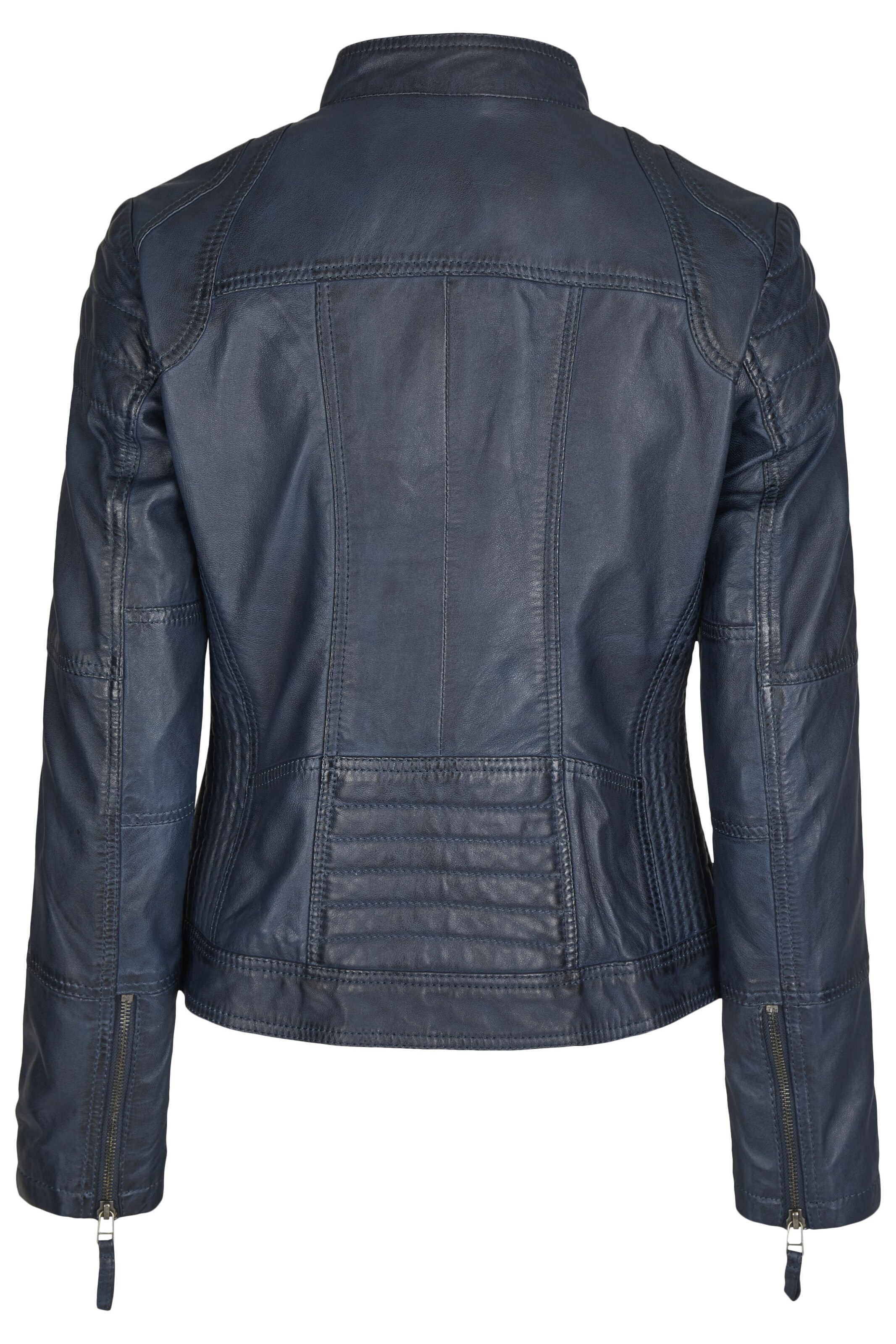 7ELEVEN Lederjacke 'SEVigni' in Blau