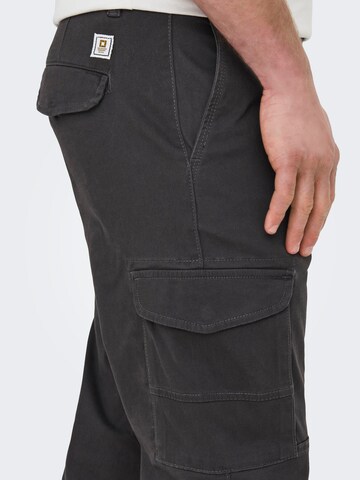Only & Sons Tapered Hose 'Carter' in Grau