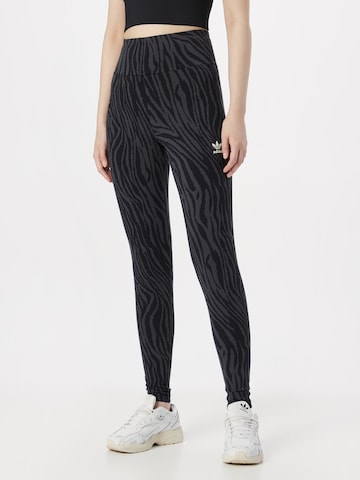 ADIDAS ORIGINALS Skinny Leggingsit 'Essentials' värissä musta: edessä