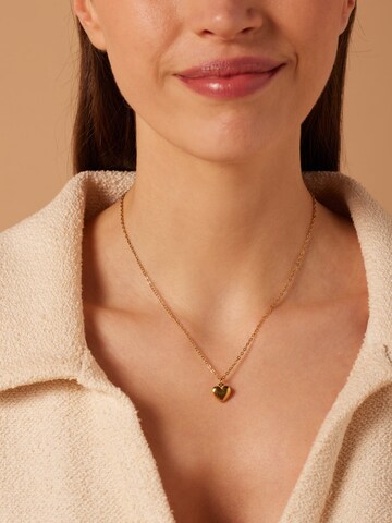 Lucardi Necklace in Gold: front