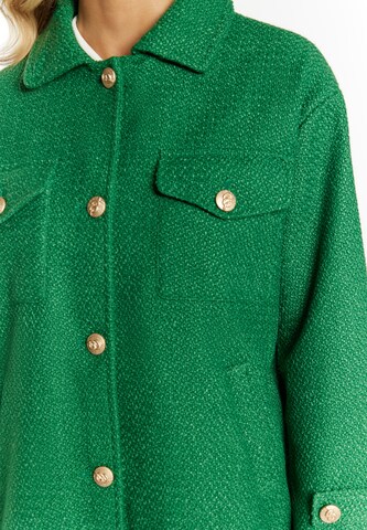 faina Between-Season Jacket 'Tuxe' in Green