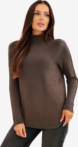 Lumera Pullover in Braun: Vorderseite