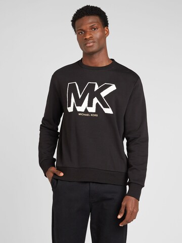 Sweat-shirt Michael Kors en noir : devant