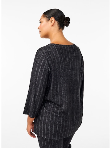 Zizzi Bluse in Schwarz