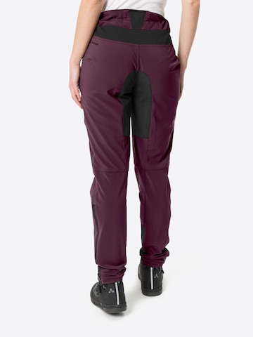 VAUDE Tapered Outdoor trousers 'Qimsa II' in Purple
