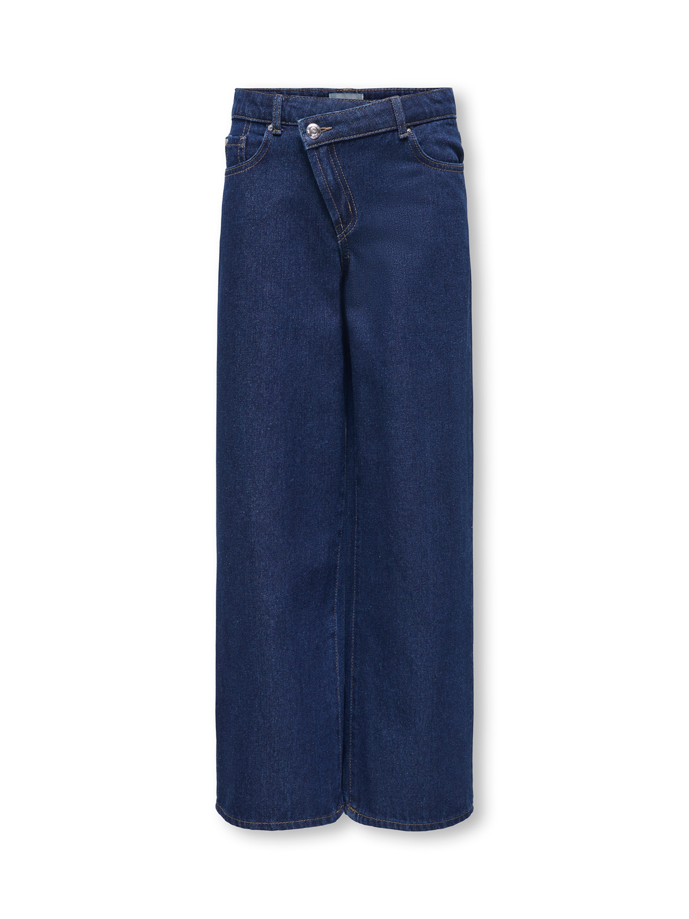 ONLY GIRLS Wide Leg Jeans 'KOGHOPE' in Blau: Vorderseite