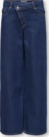 ONLY GIRLS Wide Leg Jeans 'KOGHOPE' in Blau: Vorderseite