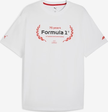 PUMA T-Shirt 'F1® Essentials' in Weiß: Vorderseite