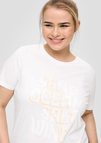 QS T-Shirt in Weiß