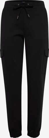 Oxmo Tapered Cargo Pants 'Henni' in Black: front