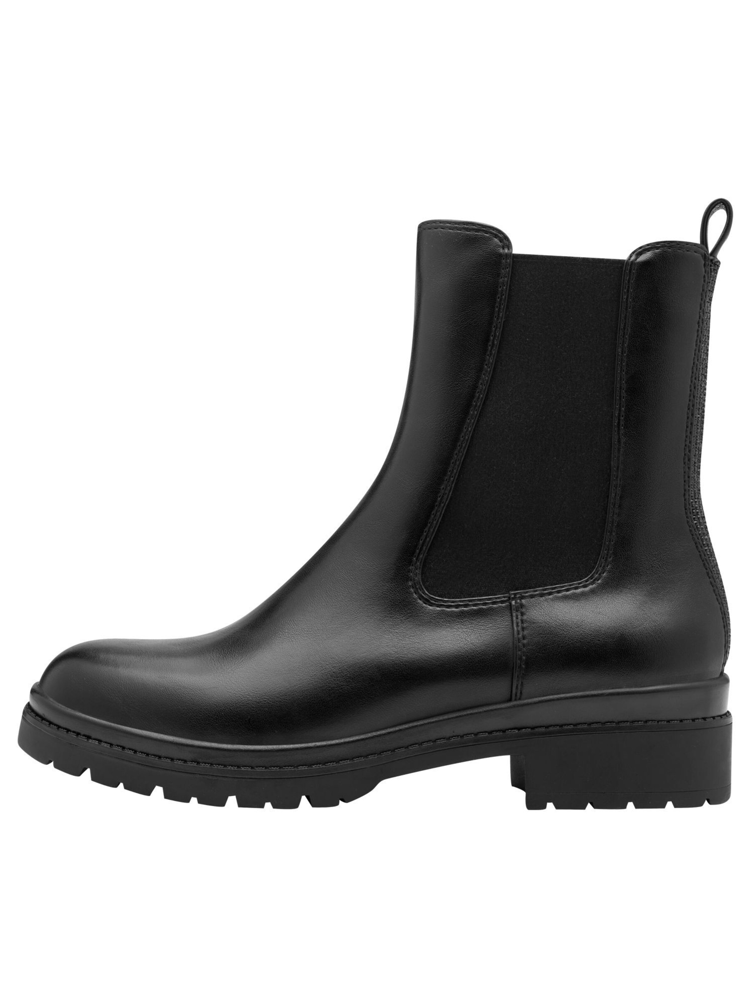Tamaris Chelsea boots in Zwart