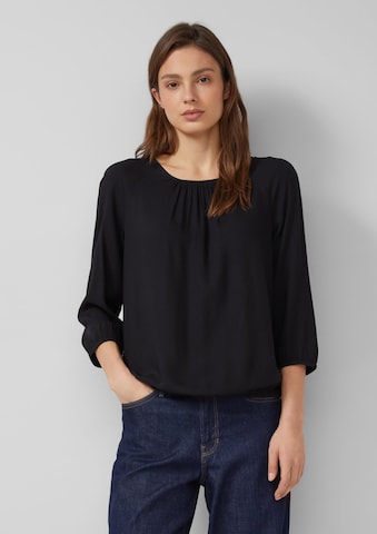 s.Oliver Blouse in Black: front