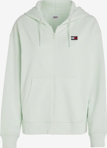 TOMMY HILFIGER Sweatjacke in Grün: predná strana