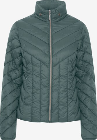 Fransa Between-Season Jacket 'PADMA' in Green: front