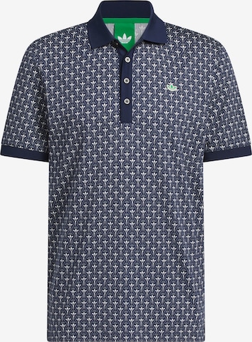 T-Shirt fonctionnel 'Originals All Over Trefoil' ADIDAS PERFORMANCE en bleu : devant