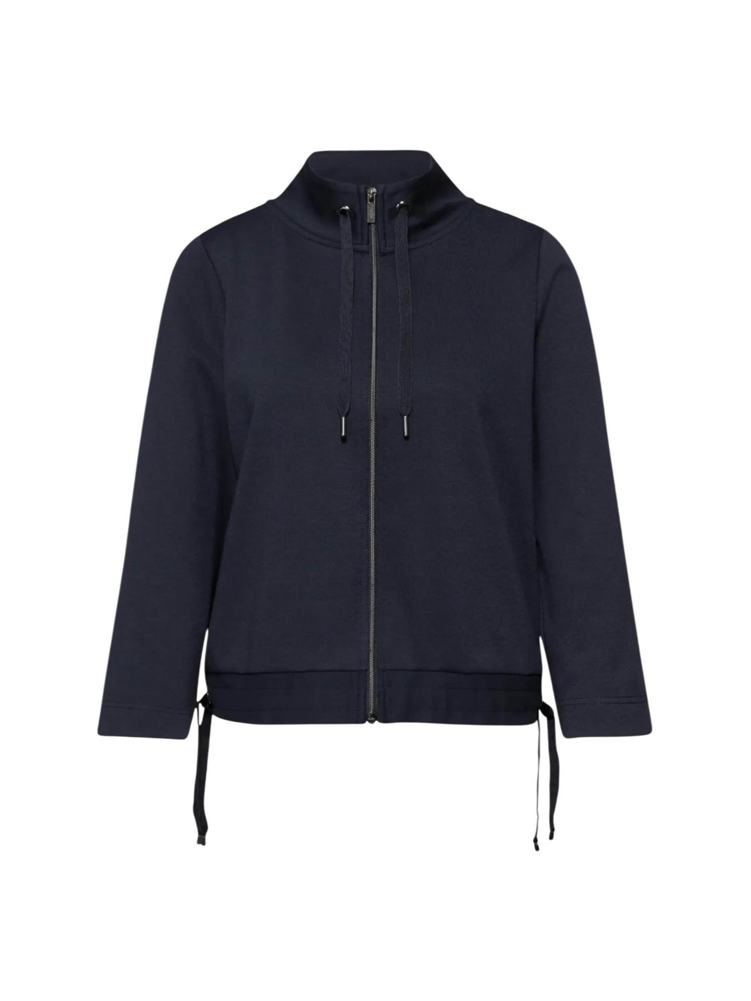 Giacca di felpa 'LTD QR zipper jacket w 324627' di STREET ONE in blu: frontale