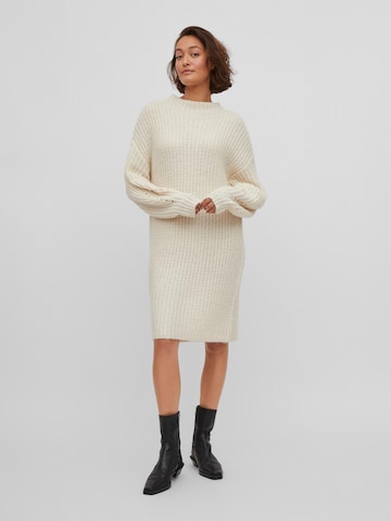 VILA Knitted dress 'Suba' in White