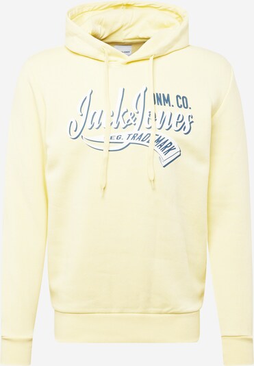 JACK & JONES Sweatshirt in navy / hellgelb / weiß, Produktansicht