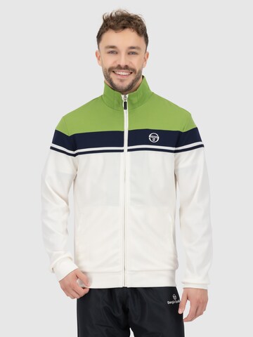 Sergio Tacchini Trainingsjacke in Weiß: Vorderseite