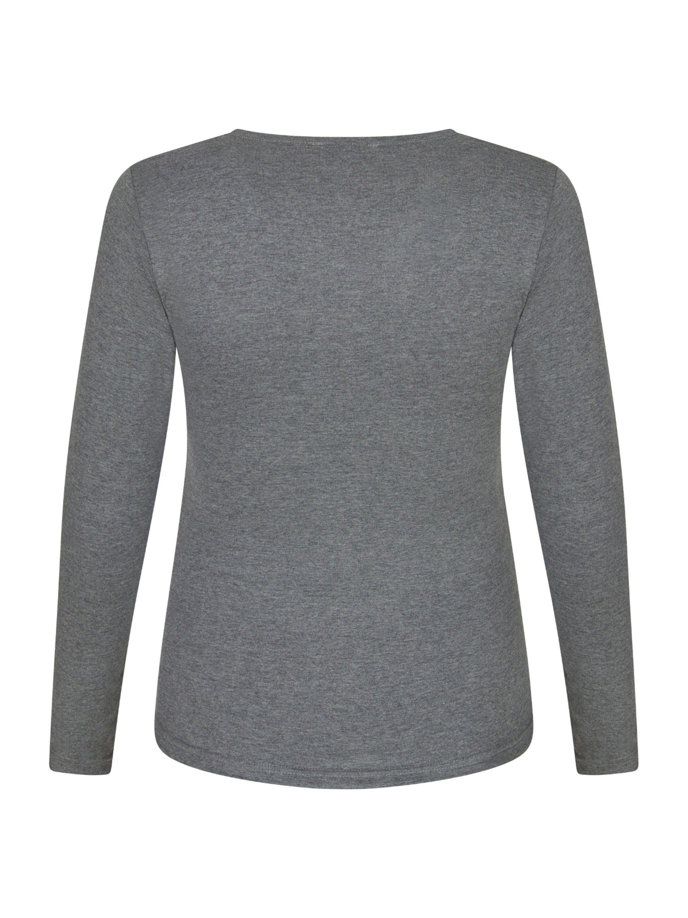 M.M.C. Shirt 'Langarm Basic Umstandsmode' in Grey