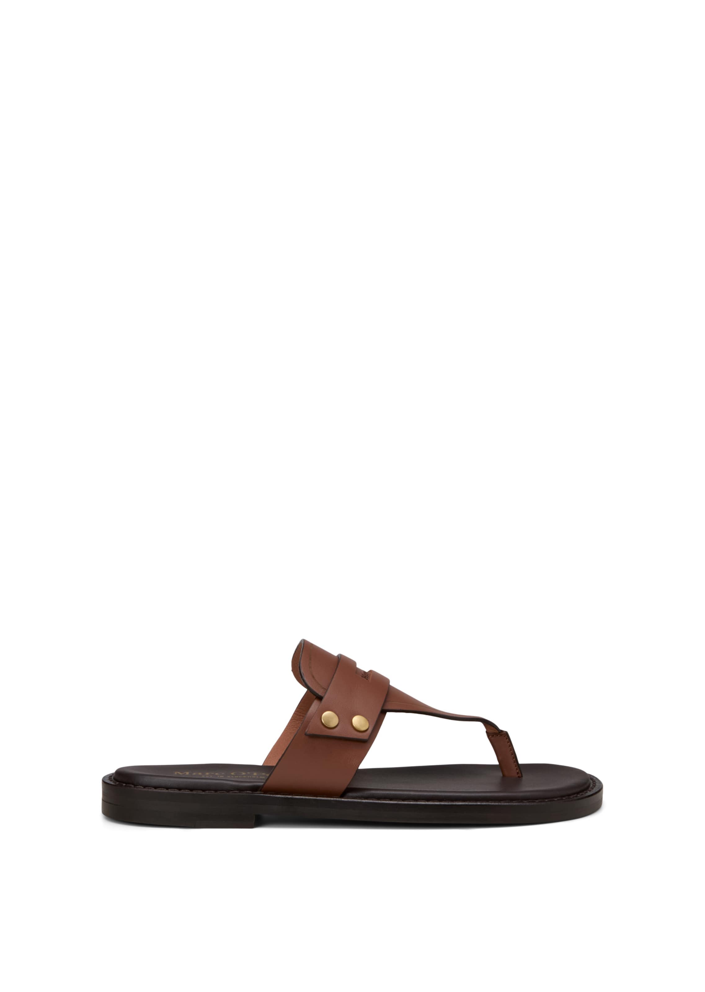 Marc O'Polo Teenslipper 'Stina' in Bruin