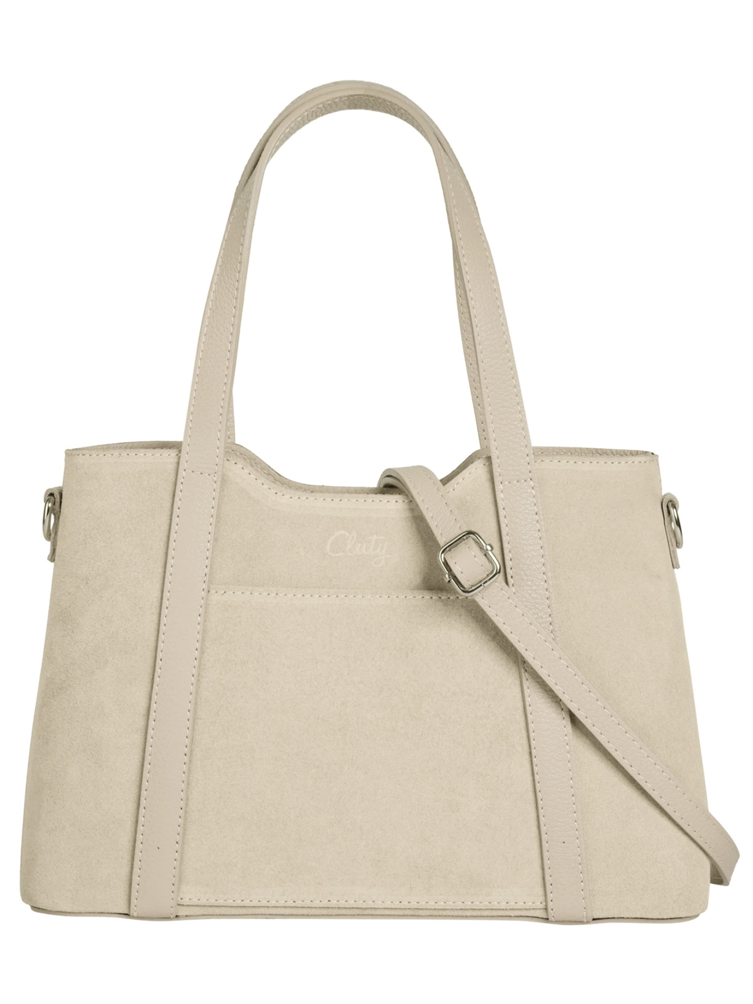 Cluty Handtasche‌‌‌‌‌‌ in Beige: Vorderseite