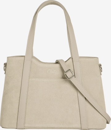 Cluty Handtasche in Beige: Vorderseite