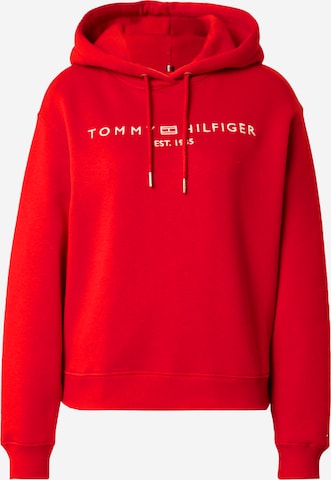 TOMMY HILFIGER - Sudadera en rojo: frente