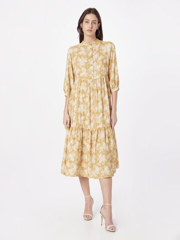 Designers Society Платье в Желтый: спереди