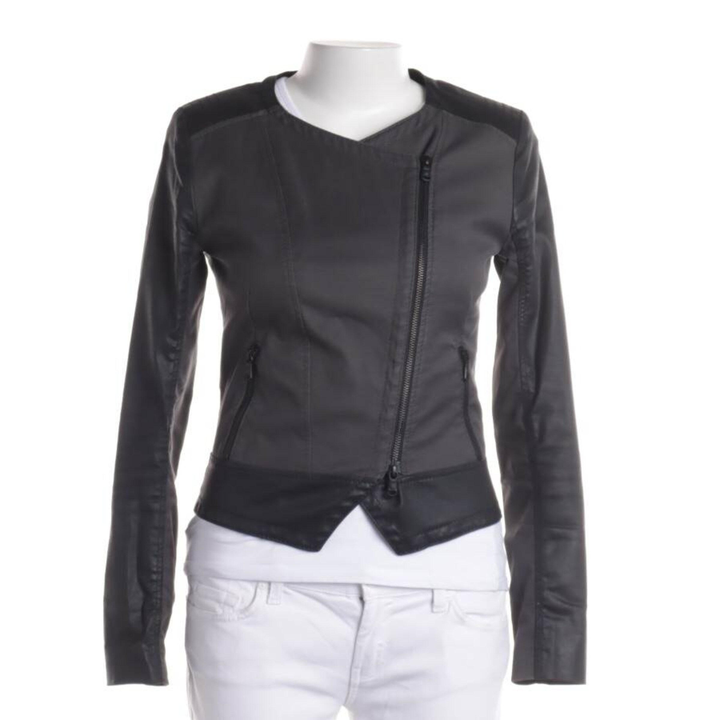 DRYKORN Sommerjacke S in Schwarz: Vorderseite