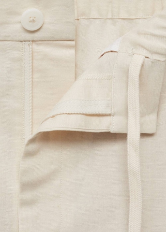 MANGO MAN Regular Pants 'Cabrera' in White