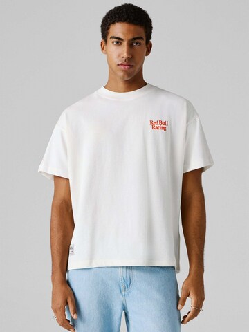 Red Bull Racing x Pepe Jeans T-Shirt 'COMPETING TEE' in Weiß: Vorderseite