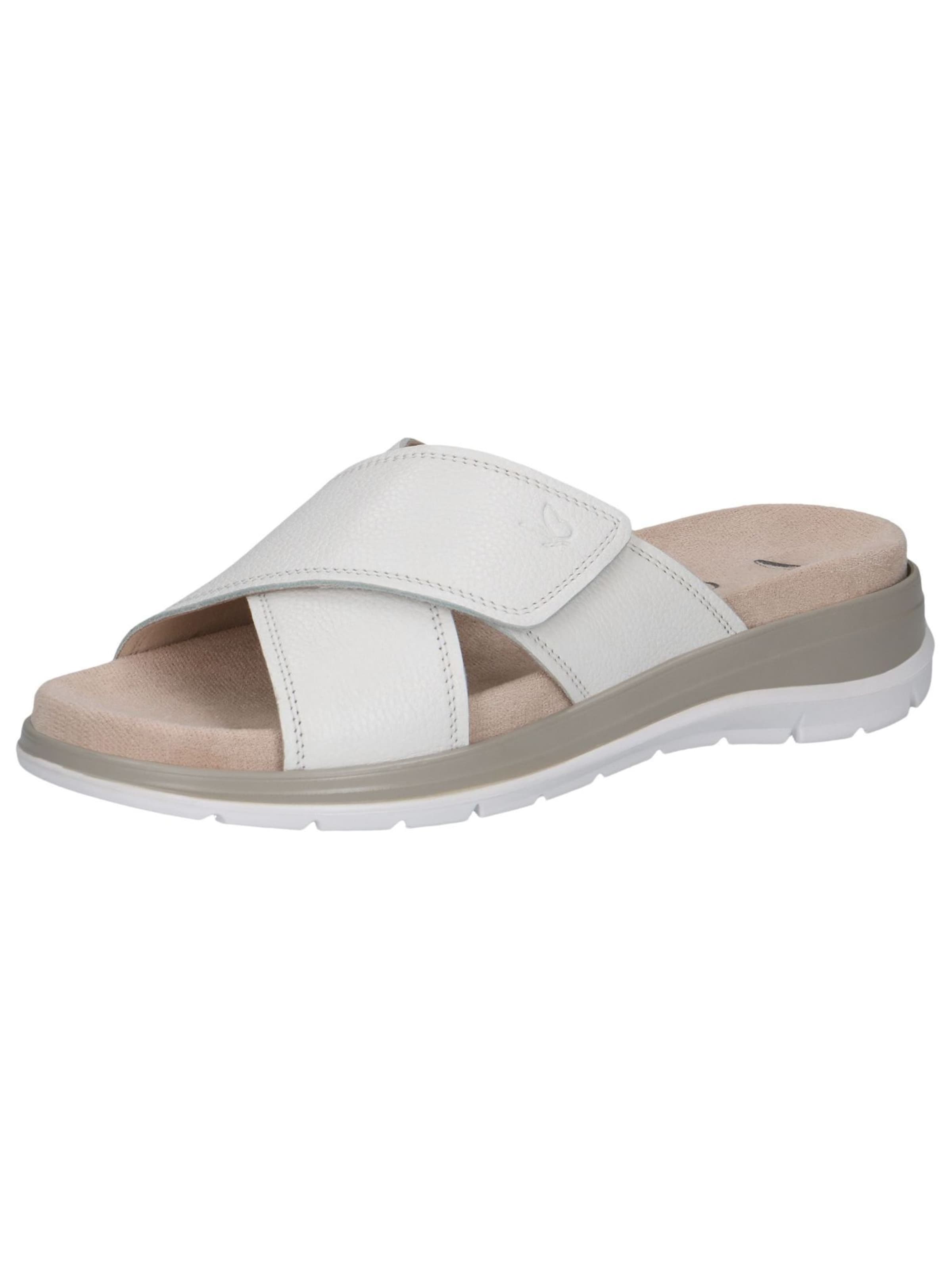 CAPRICE Mules in White: front