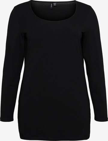 Vero Moda Curve Tričko 'PAXI' – černá: přední strana