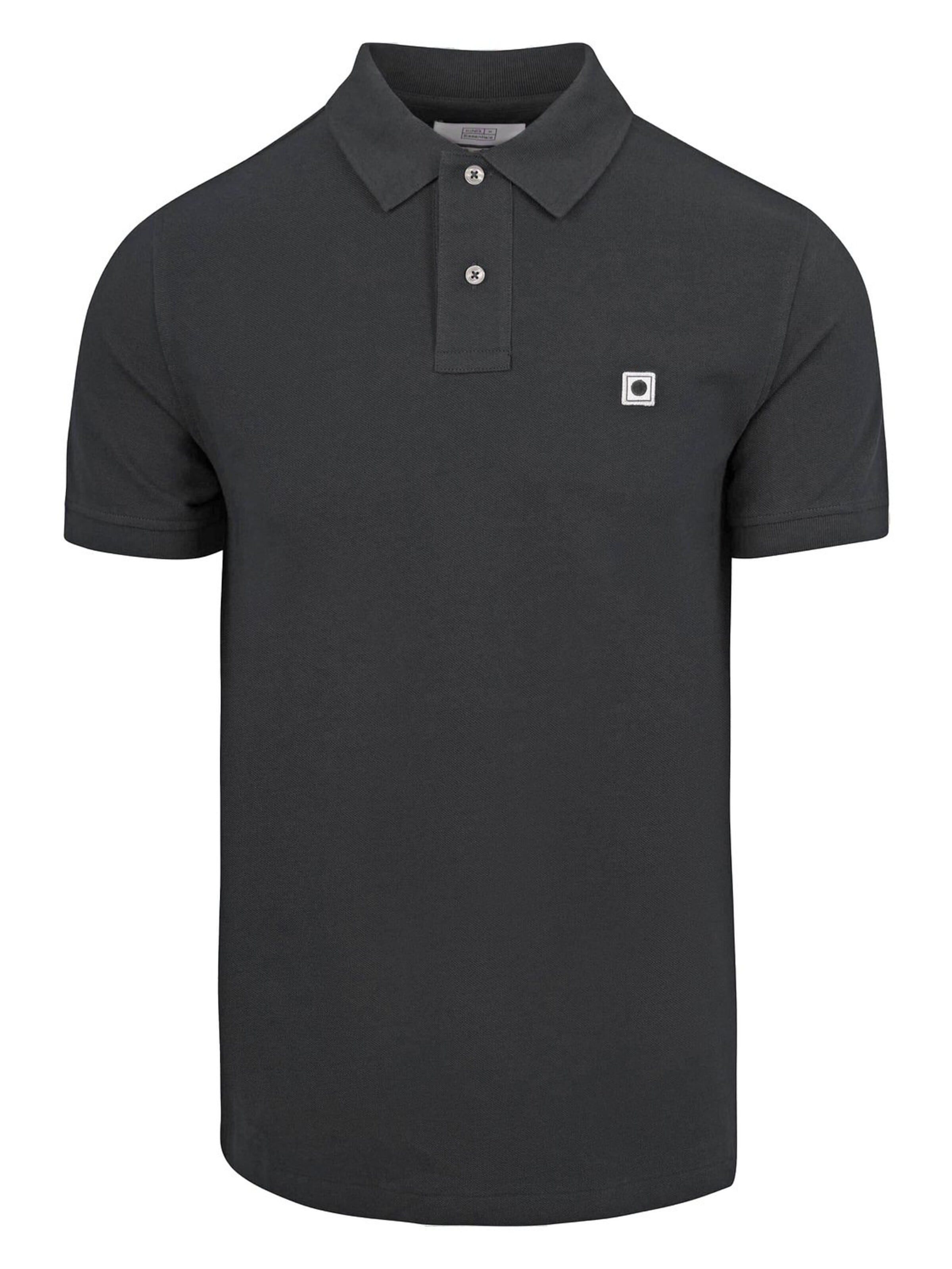 KING Essentials Shirt 'The Rene'‌‌ in Schwarz: Vorderseite