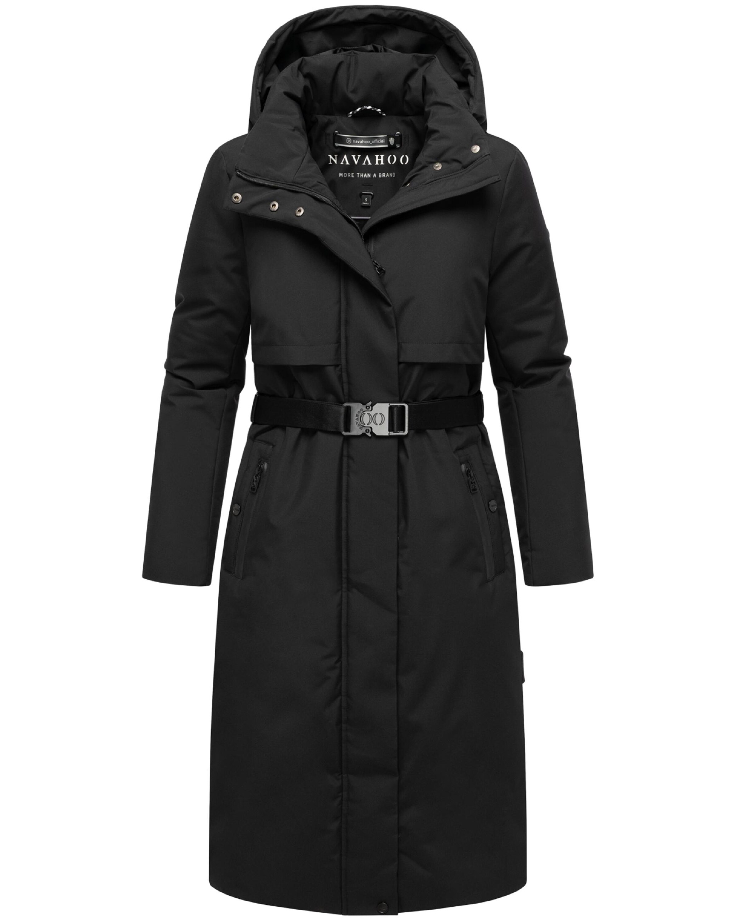 NAVAHOO Raincoat 'Waldbummler 14' in Black