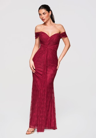 Ombre Evening dress in Red